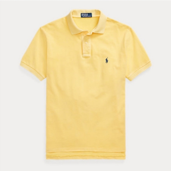 Polo Ralph Lauren Other - Vintage Polo by Ralph Lauren Soft 100% Cotton Pique Yellow Men's Large New